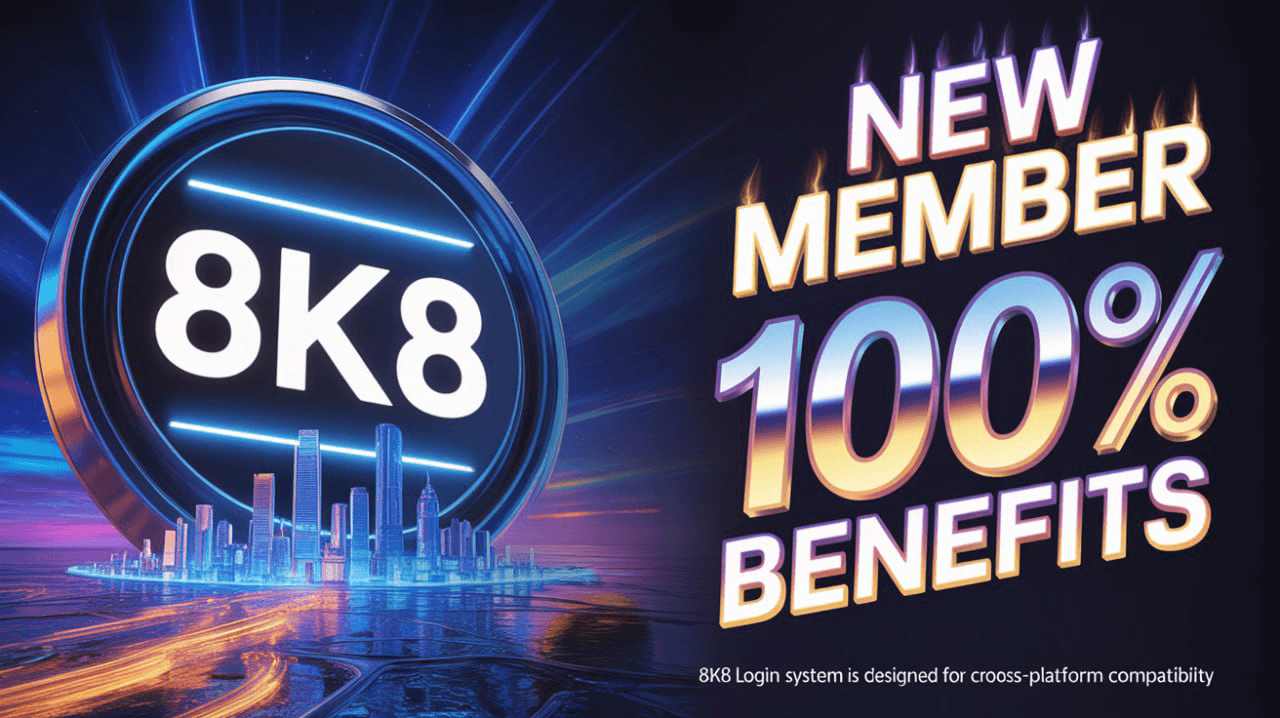 8k8 login – Welcome New Member 100% Benefits